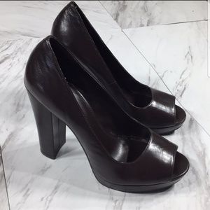 Lauren Ralph Lauren brown heels